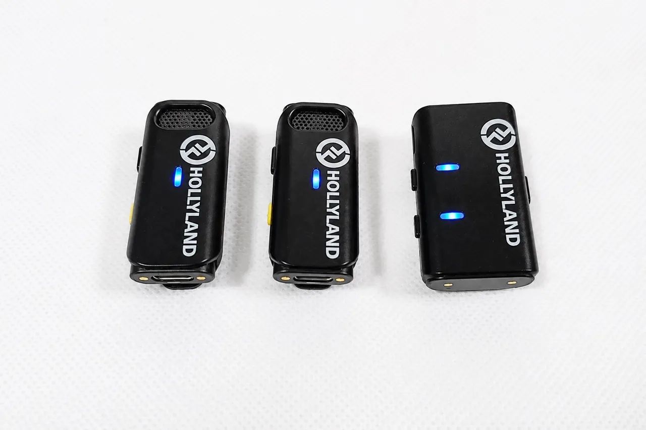 Microfone Sem Fio Hollyland LARK M1 Duo Original - Kit Completo YouTuber vídeo maker  - Foto 3