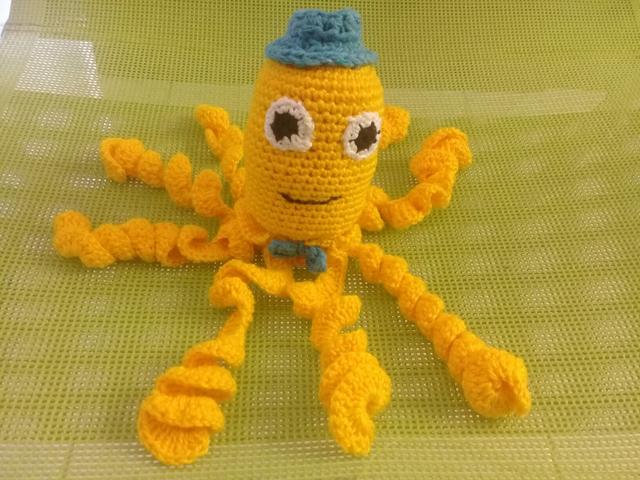 Amigurumi polvo de crochê