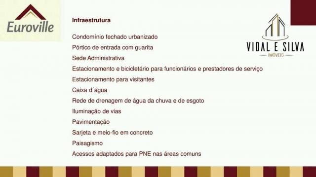 Condomínio euroville, terrenos, lotes residenciais, 160m² à 365m² - centro - ananindeua/pa - Foto 15