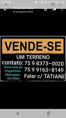 Vendo esse terreno otimo