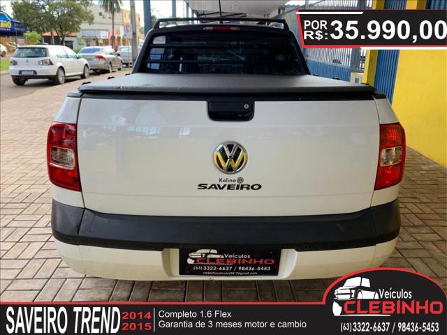 VOLKSWAGEN SAVEIRO 1.6 MI TRENDLINE CE 8V FLEX 2P MANUAL - Foto 4