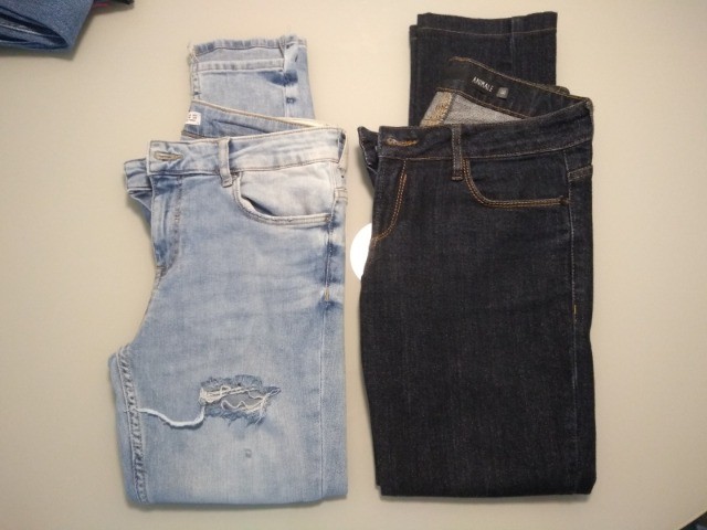 Combo de calças jeans marcas variadas