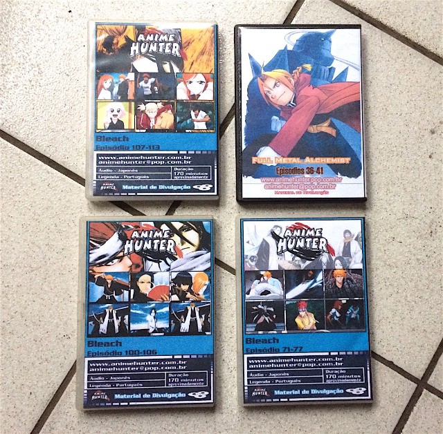 Lote 4 dvds anime hunter - gravados - Foto 3