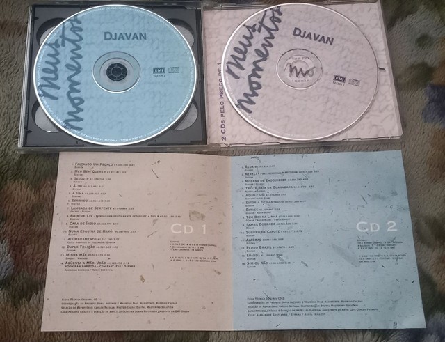 Cd duplo Djavan Meus momentos  - Foto 4
