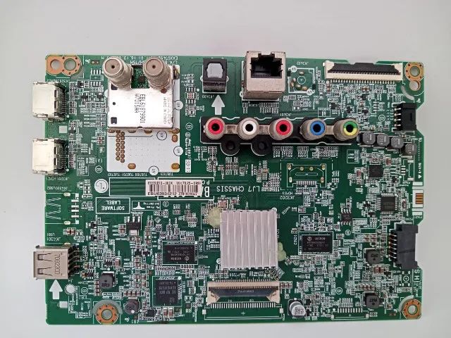 Placa Principal Tv LG 43lj5550 + Cabo Placa T-Com Estado de Conservação de Novo. - Foto 4