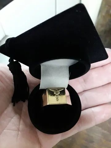 Anéis de formatura em moeda antiga - Foto 3