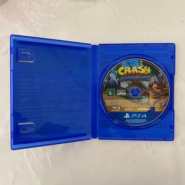 Jogo Crash Bandicoot N Sane Trilogy Ps4 Midia Fisica