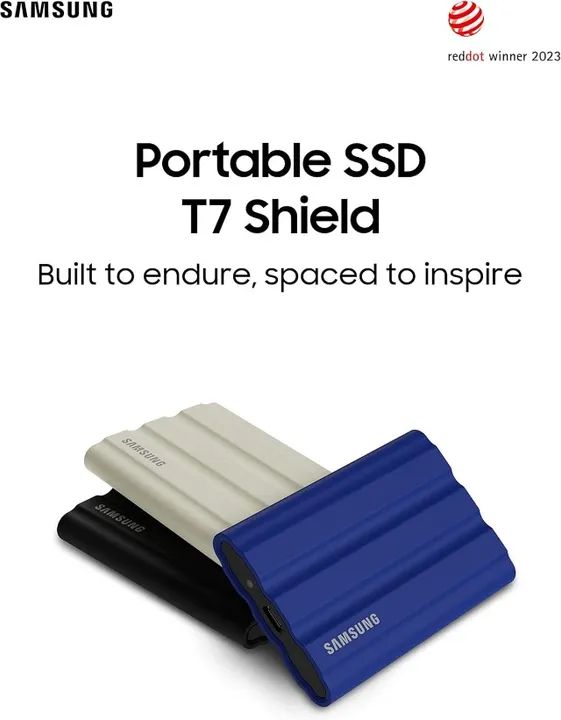 Samsung 1TB T7 Shield Portable SSD