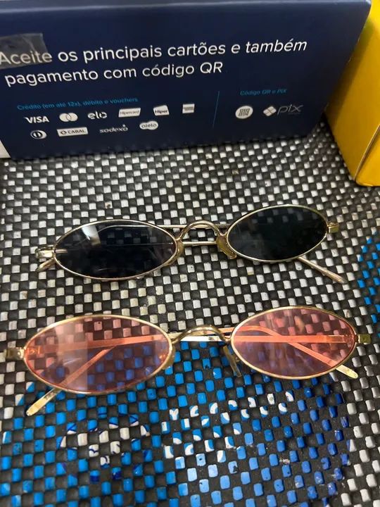 2 óculos retangular por 40 reais - Foto 2