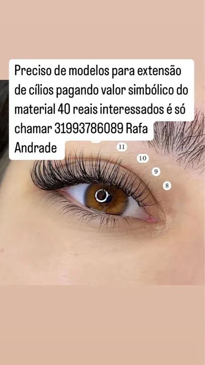 Extensões de cílios - Classic, Hybrid, Volume e Mega Volume