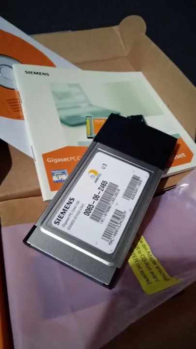 Gigaset PC CARD 108 Placa PCMCIA de rede Siemens wifi B G - Foto 3