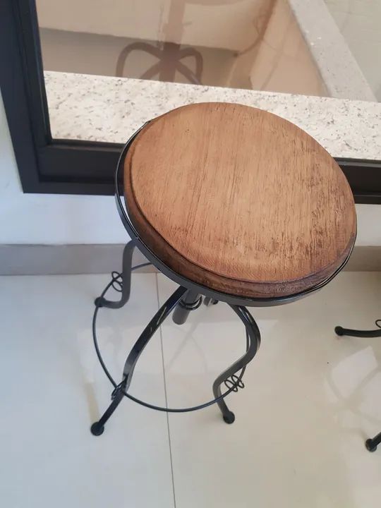 Banqueta Alta Regulável 70 ou 80cm - Foto 2