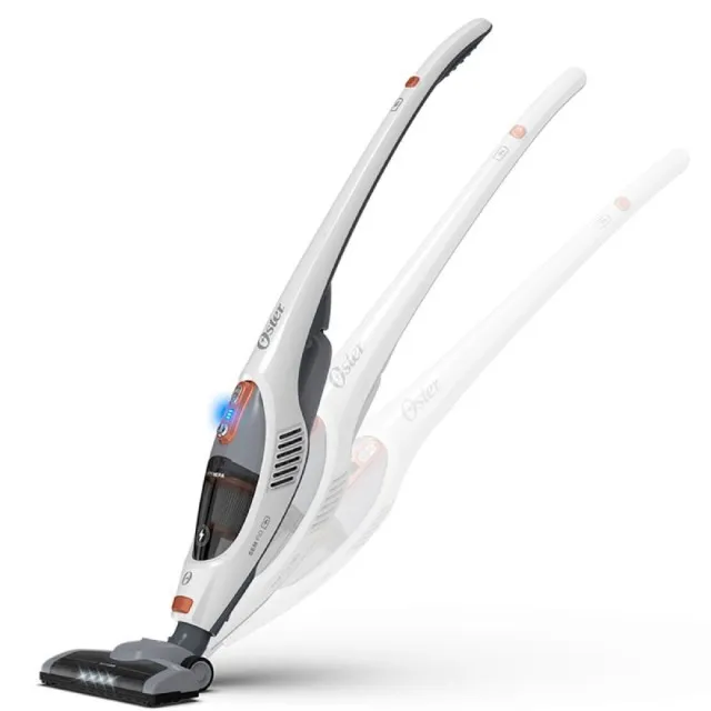 Aspirador De Pó Vertical Sem Fio Oster OASP645 White Duo Clean 2 Em 1 - Bateria