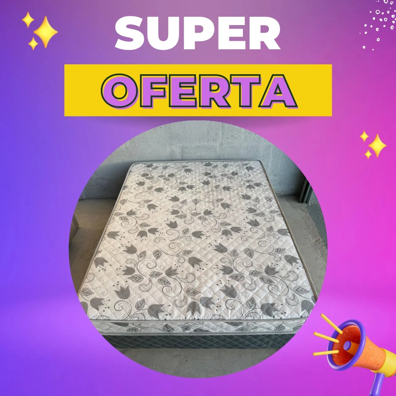 Super oferta cama de casal conjugada 
