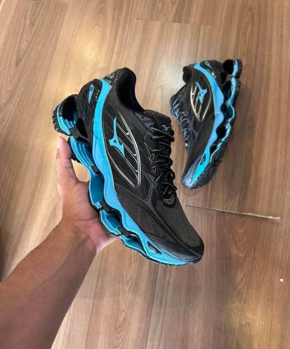 Tênis Mizuno Wave Prophecy X Azul - Foto 4