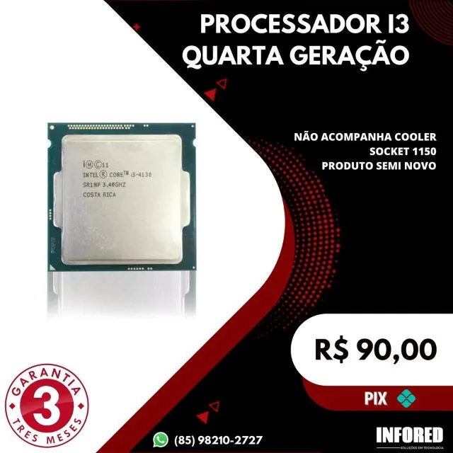 Processador i3 10 geracao  +1983 anúncios na OLX Brasil