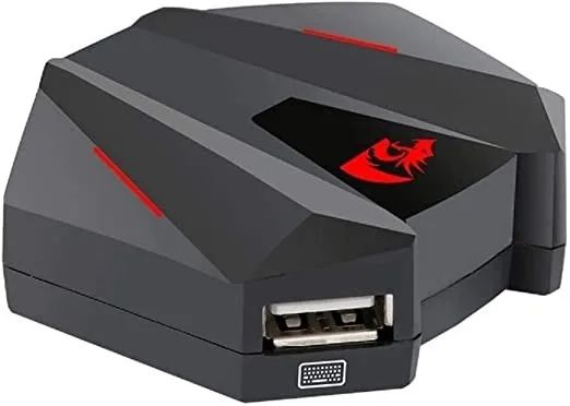 Adaptador de Teclado e Mouse Para Console Xbox One PS4 Nintendo Switch PS3 Redragon Vulcan - Foto 5