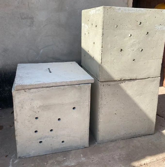 Caixa drenante para sumidouro 