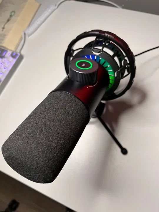 Microfone Dinâmico Usb Fifine K658 Rgb - Foto 3