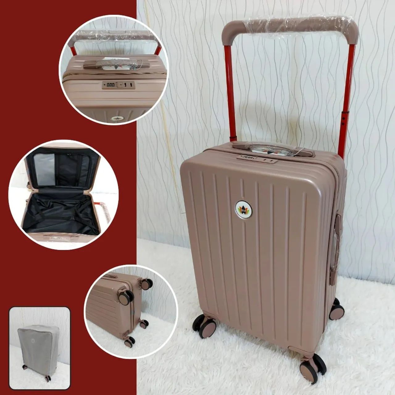 Mala 10kg pequena de policarbonato. Entrega grátis 