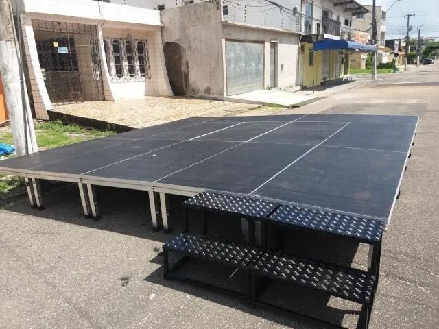 Locação varal de lâmpadas / luzes para festa / telão / caixa de som PA / backdrop / palco - Foto 4