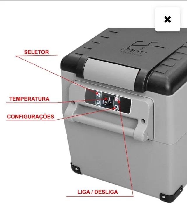 Geladeira Freezer Portátil 12volts, Hent 32 Litros Quadrivolt - Foto 2