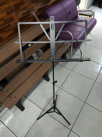 PEDESTAL PARA PARTITURAS  NOVO COM CASE - Foto 2