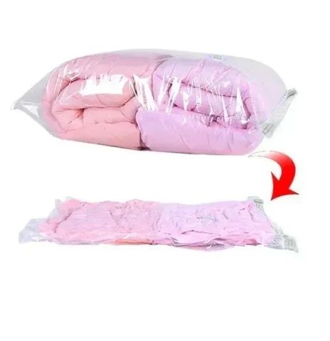 Saco A Vacuo Para Guarda Roupa Mala Mz-31188 80x120cm - Foto 2