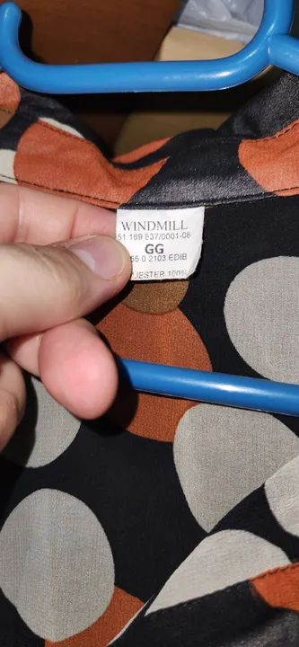 Blusa de Bolinhas Transparente - Foto 4