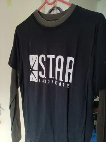 Camisa Geek S.T.A.R Laboratories (The Flash) - M - Foto 2