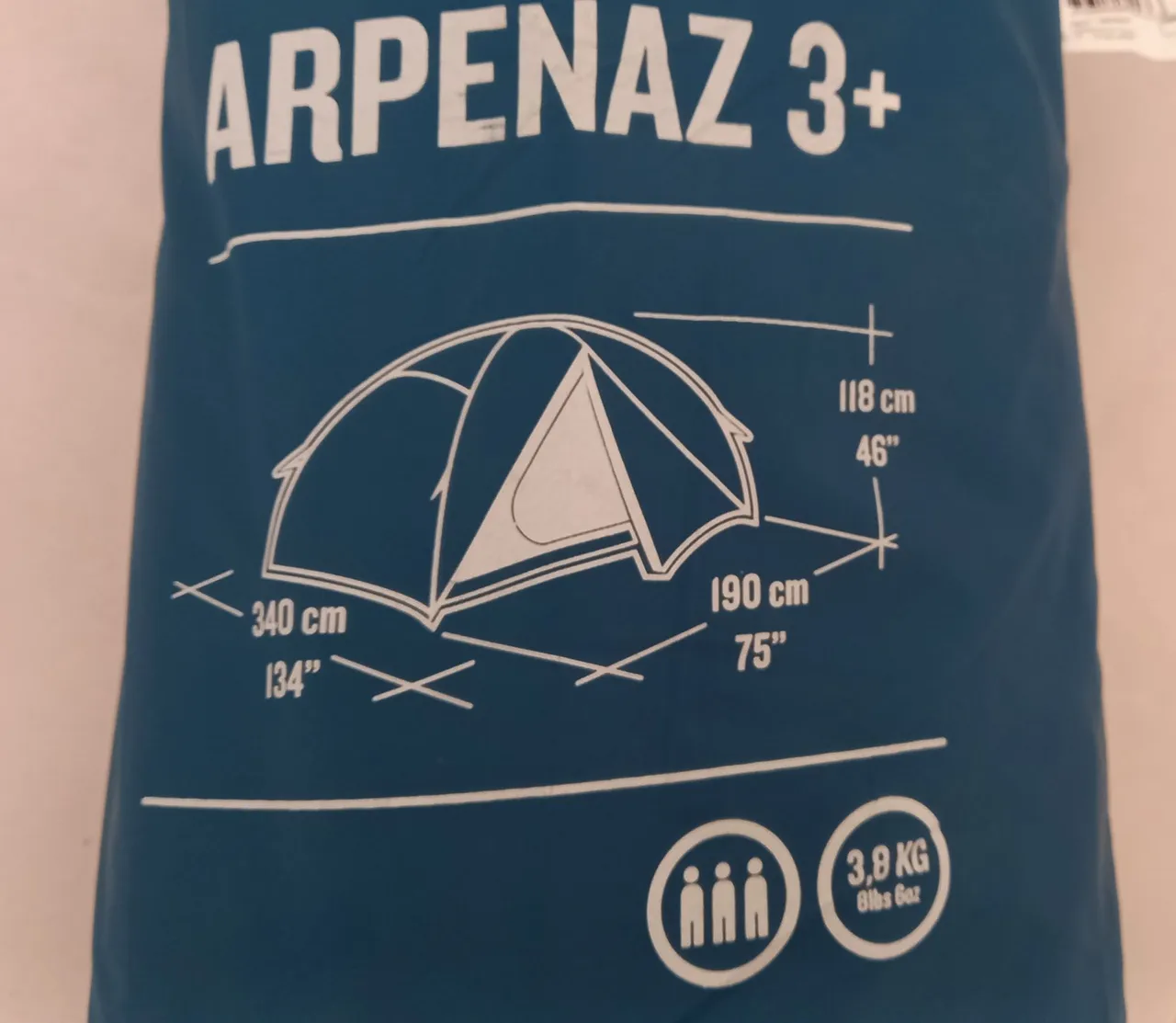 Barraca Quechua para 3 pessoas