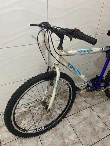 Bicicleta zummi azul/branca - Foto 4