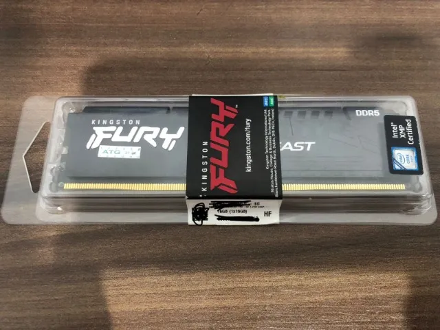 Memória DDR5 16GB Fury 5200Mhz