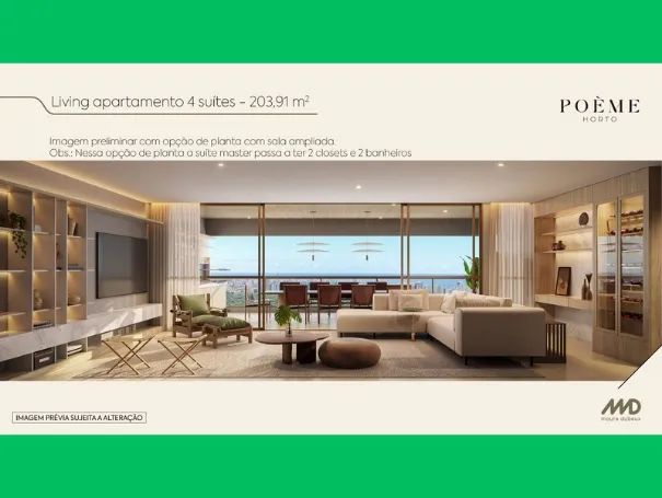Apartamento ALTO PADRÃO 4 suites 3 ou 4 vagas - HORTO FLORESTAL - Foto 2