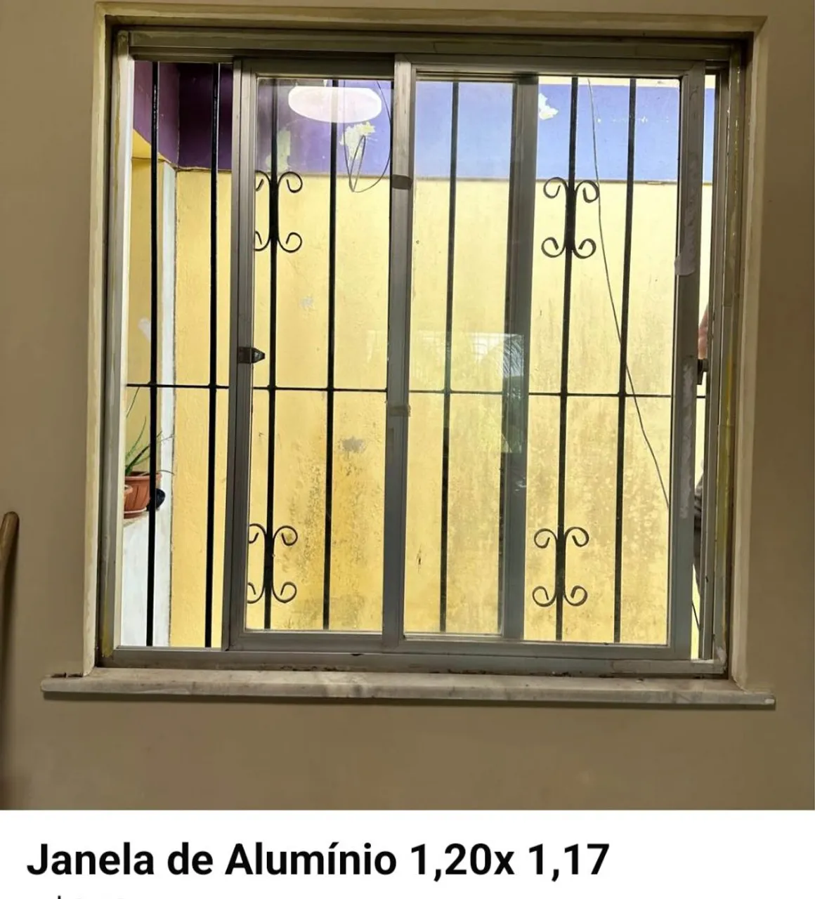 Janela de Alumínio 1,20x1,17