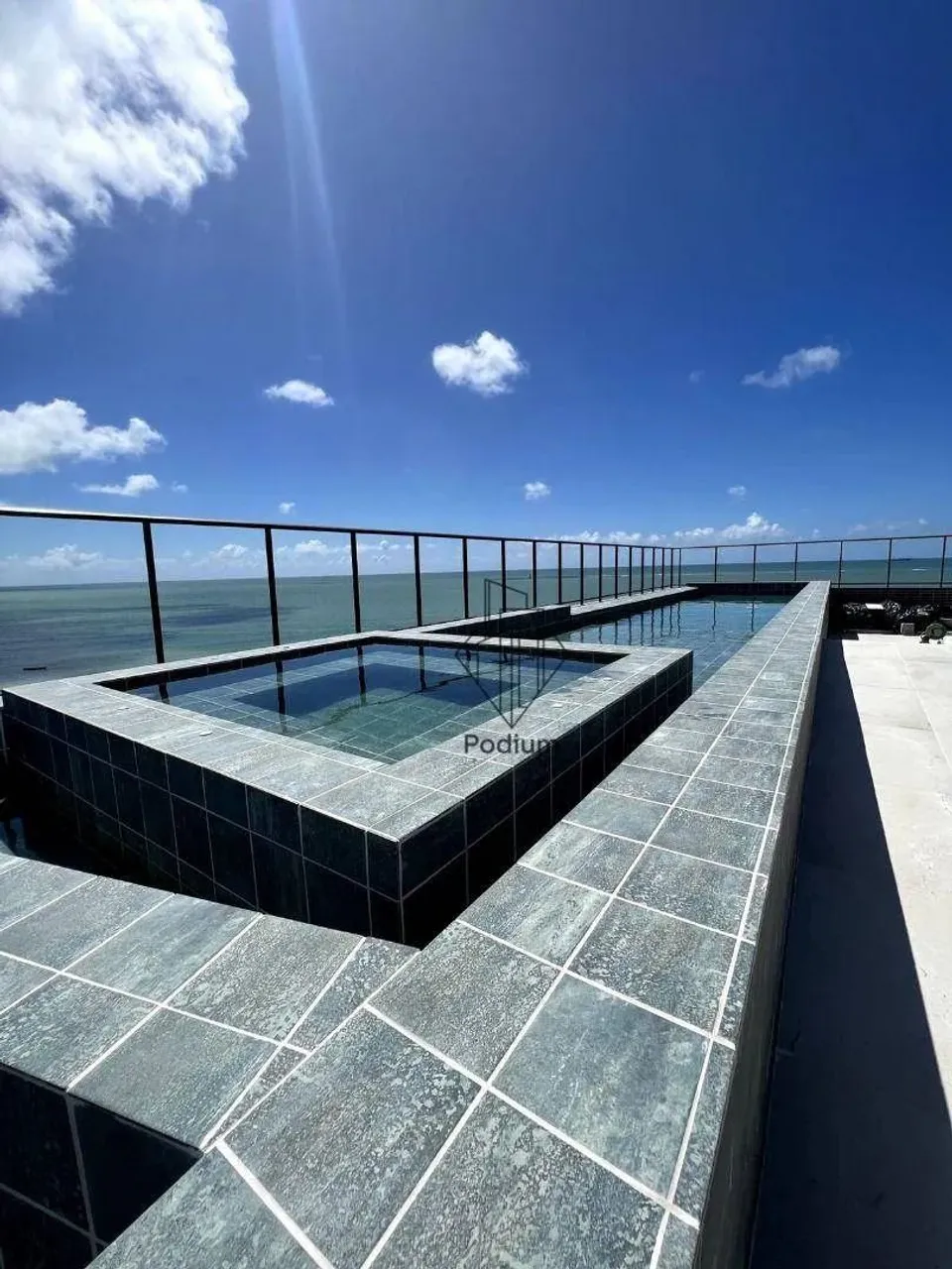 Flats studio com vista para o mar a 150m da praia de Ponta de Matos em Cabedelo - FL0549