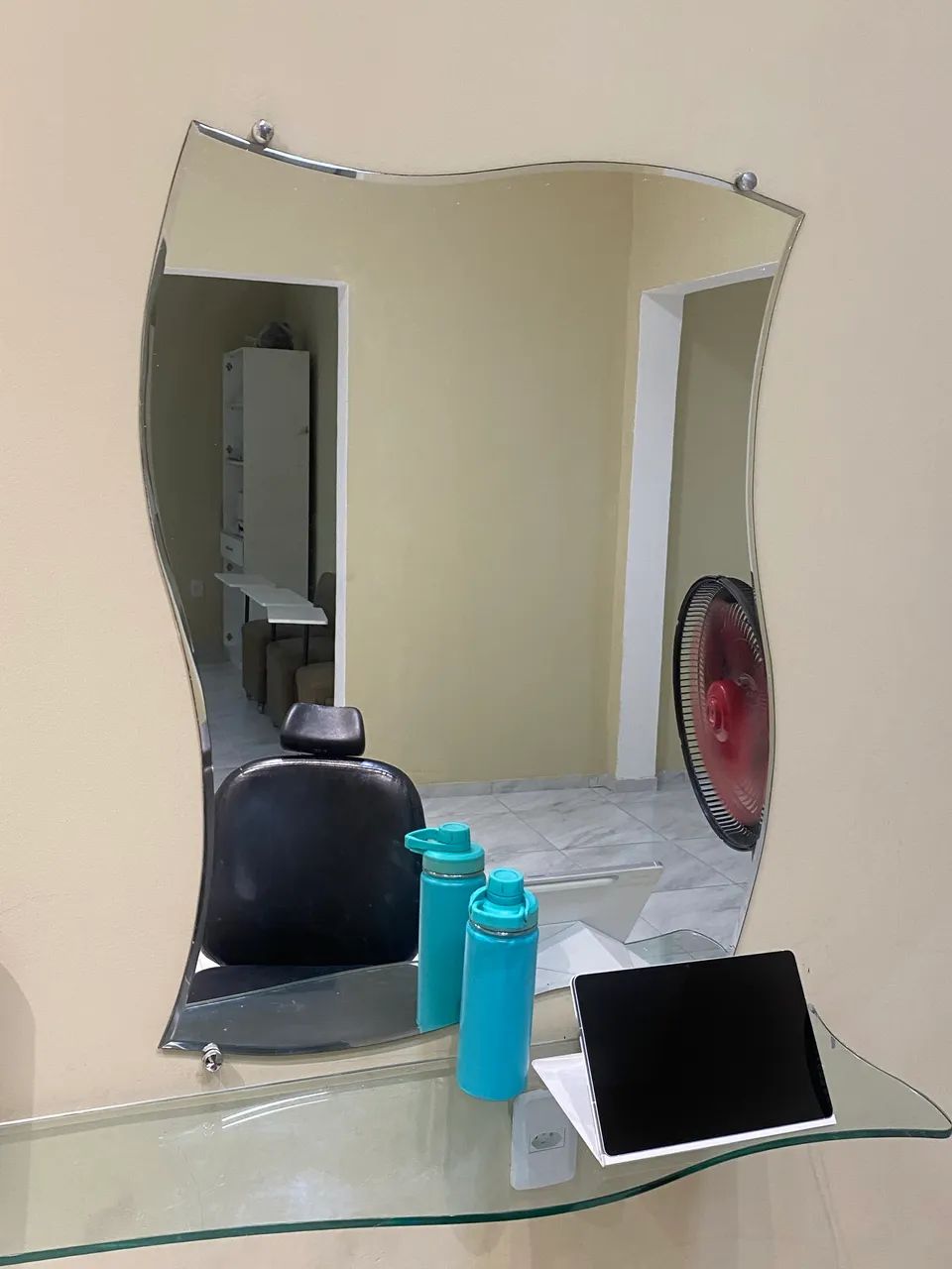 2 espelhos + bancada vidro  - Foto 3