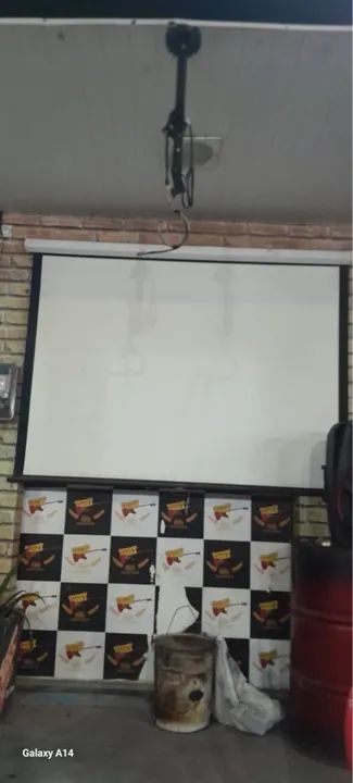 Telão de projeção 