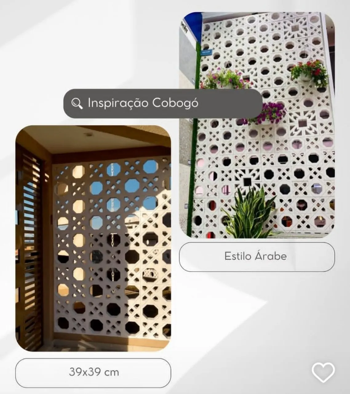 Blocos de Concreto Cobogó