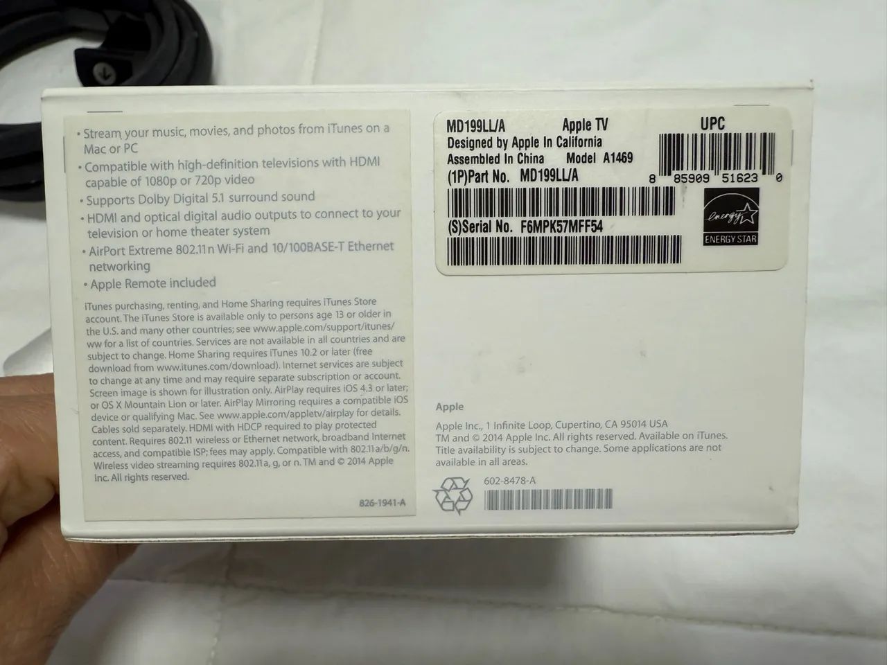 Apple TV A1469 3ª geração - Foto 3