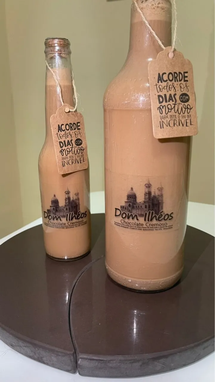Licor Cremoso de doce de leite, chocolate e café