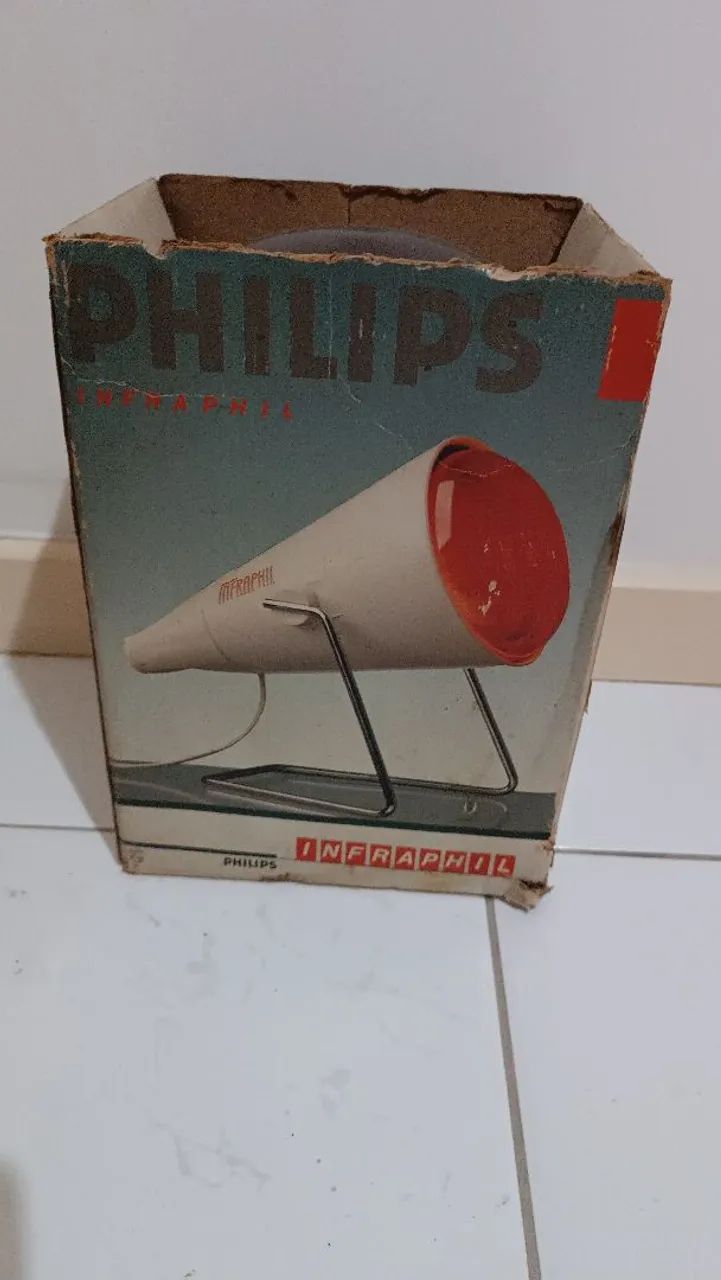 Lâmpada Philips de infravermelho para tratamento 
