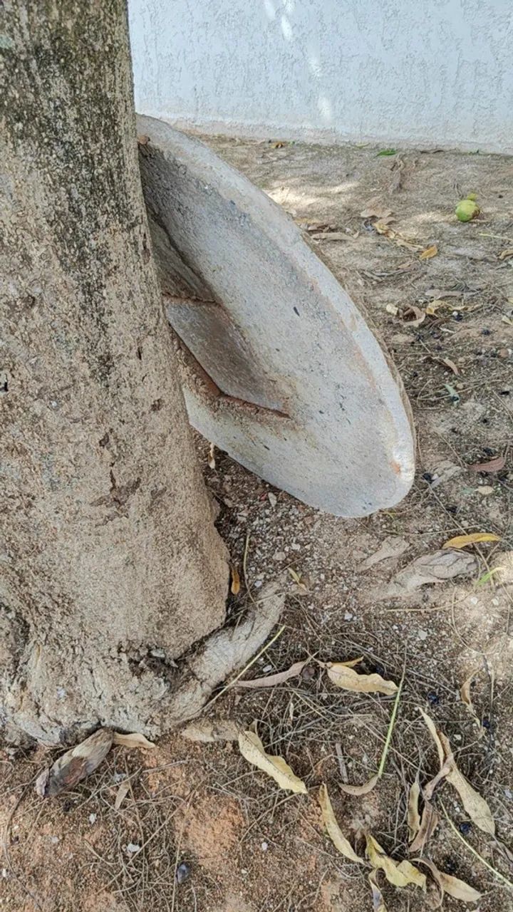 Tampa Redonda Concreto 100 x 5,5 cm com Tampão de Acesso Muito Resistente  - Foto 4