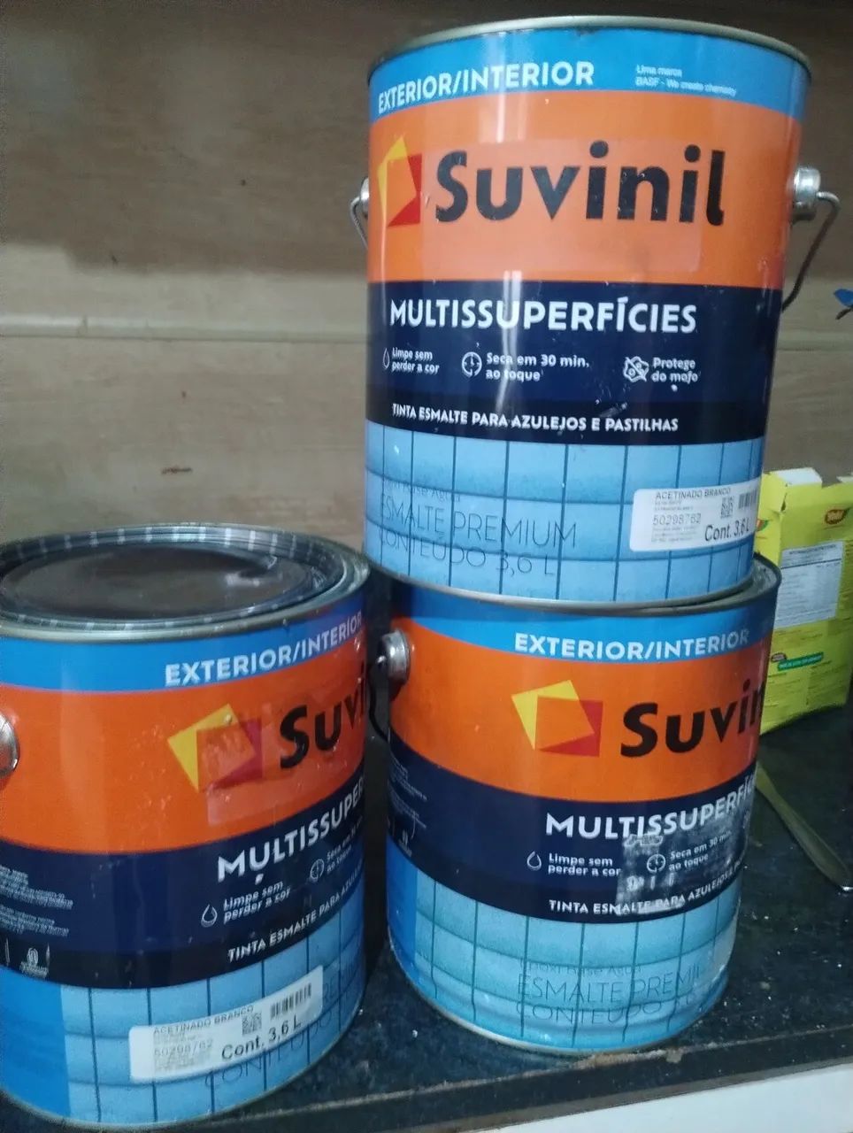 Tintas Suvinil epóxi branca - 3,6L