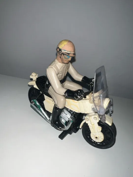 Brinquedo Moto Chips Antigo. Marca: Glasslite