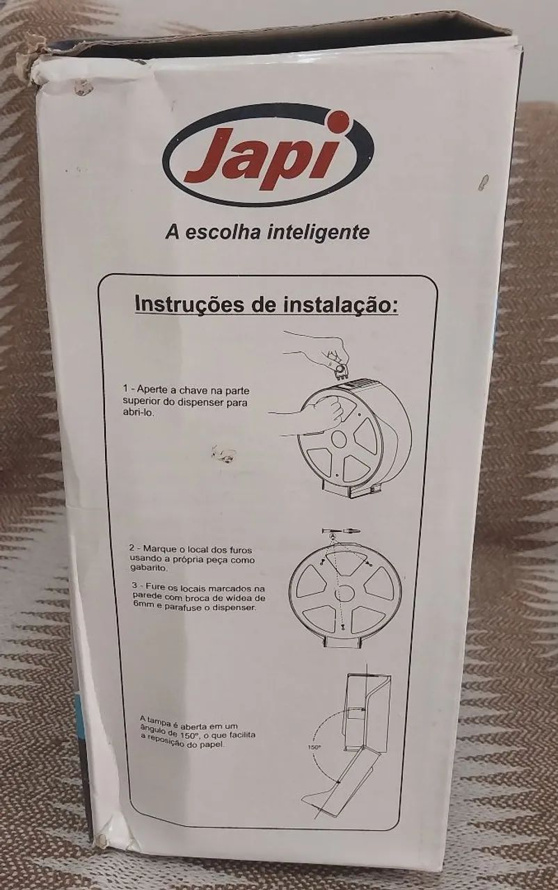 2 Porta Papel higiênico Japi - branco - Foto 5