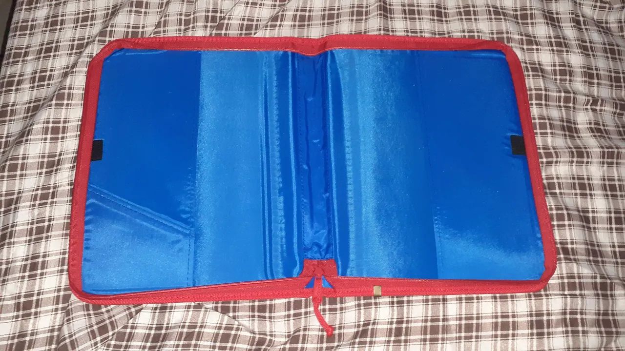 KIT: 2 Pastas Azul com zíper - Mickey Mouse - Foto 3