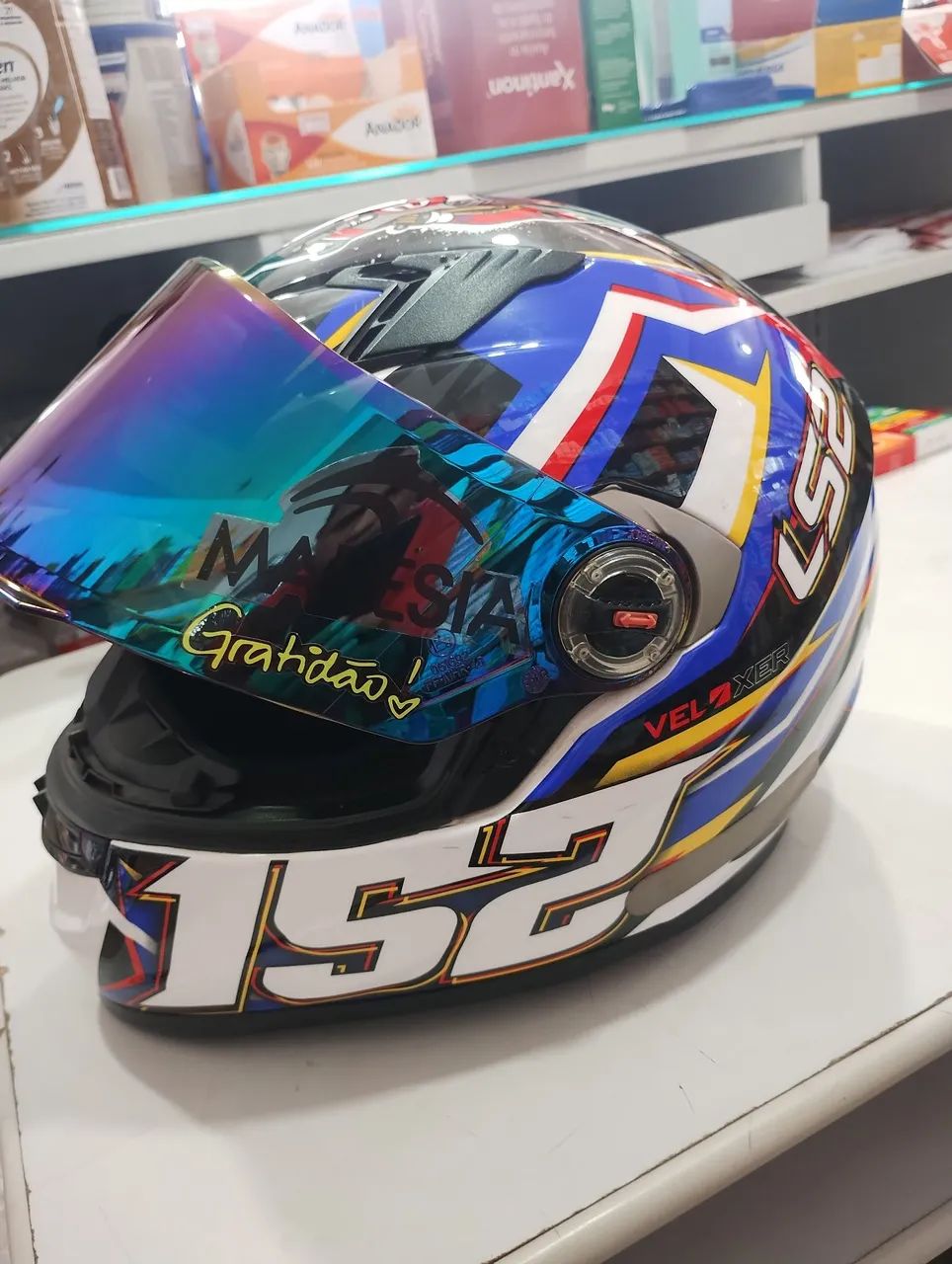 Capacete LS2 152  -  Velox  -  Tamanho  M