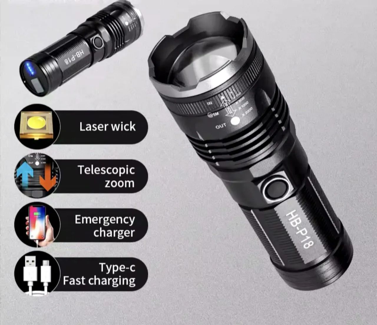 Lanterna tática. - Foto 4