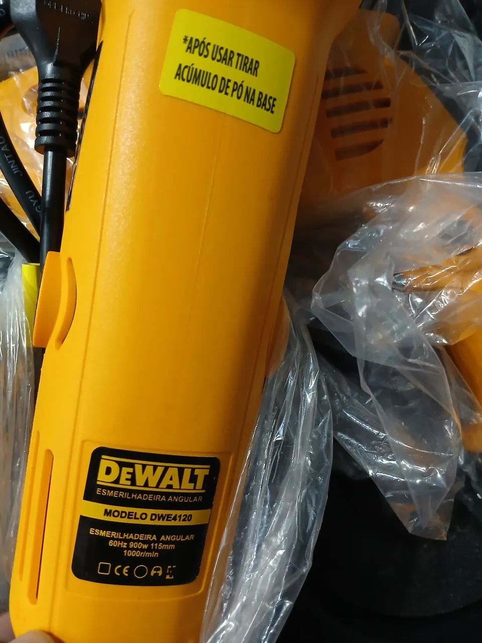 Kit furadeira e esmerilhadeira DeWALT novo na caixa R$ 430 - Foto 3
